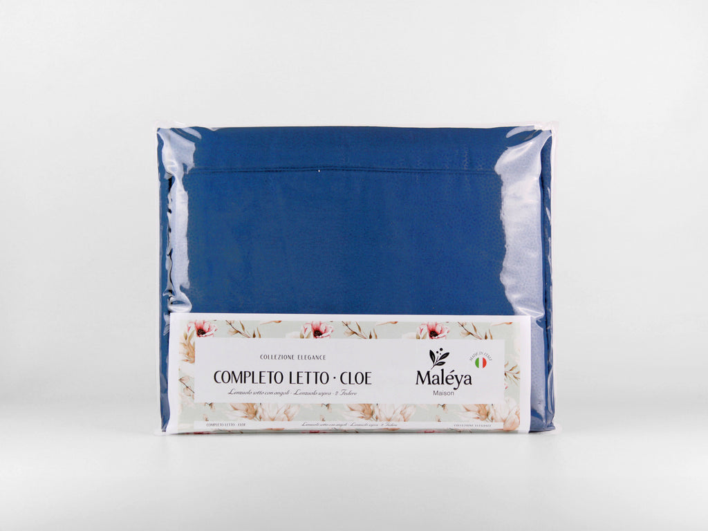 Completo letto CLOE a tinta unita, disponibile in diverse tonalità e taglie.