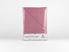 Completo letto MAREA da 1 piazza e mezza a tinta unita rosa con lenzuola e federa coordinata.