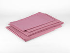 Completo letto MAREA da 1 piazza e mezza a tinta unita rosa con lenzuola e federa coordinata.