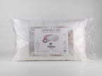 Guanciale ANIA bianco extra soffice con imbottitura in fibre siliconate e federa traspirante in cotone percalle.