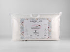 Guanciale NOA in memory foam con profilo basso e altezza di 13 cm.