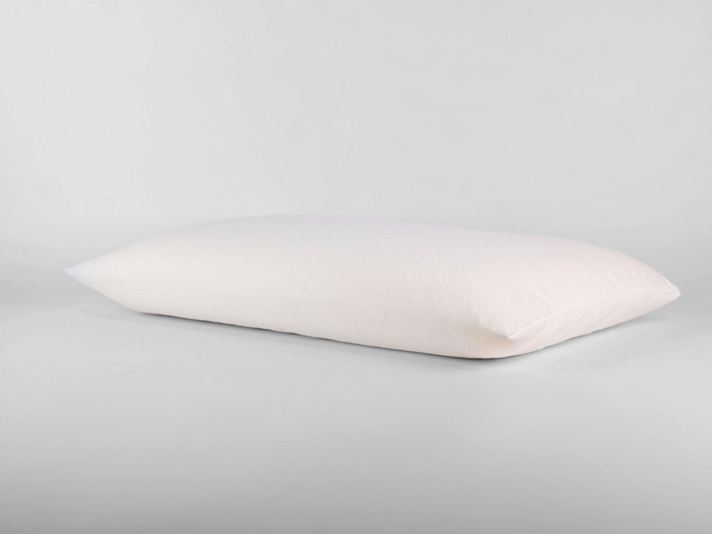 Guanciale NOA in memory foam con profilo basso e altezza di 13 cm.