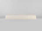 Guanciale NALEA bianco in memory foam cervicale con profilo ergonomico sagomato.