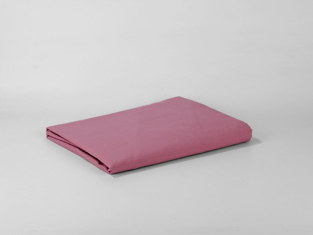 Lenzuolo sotto matrimoniale ALBA 180×200 cm con angoli da 25 cm, colore rosa.